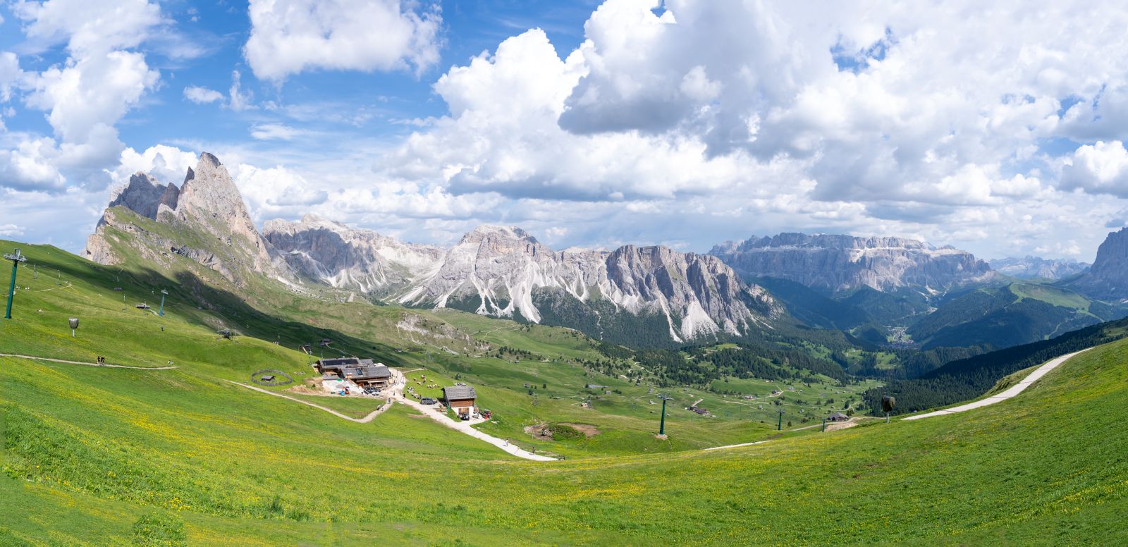 Arrive at Seceda area