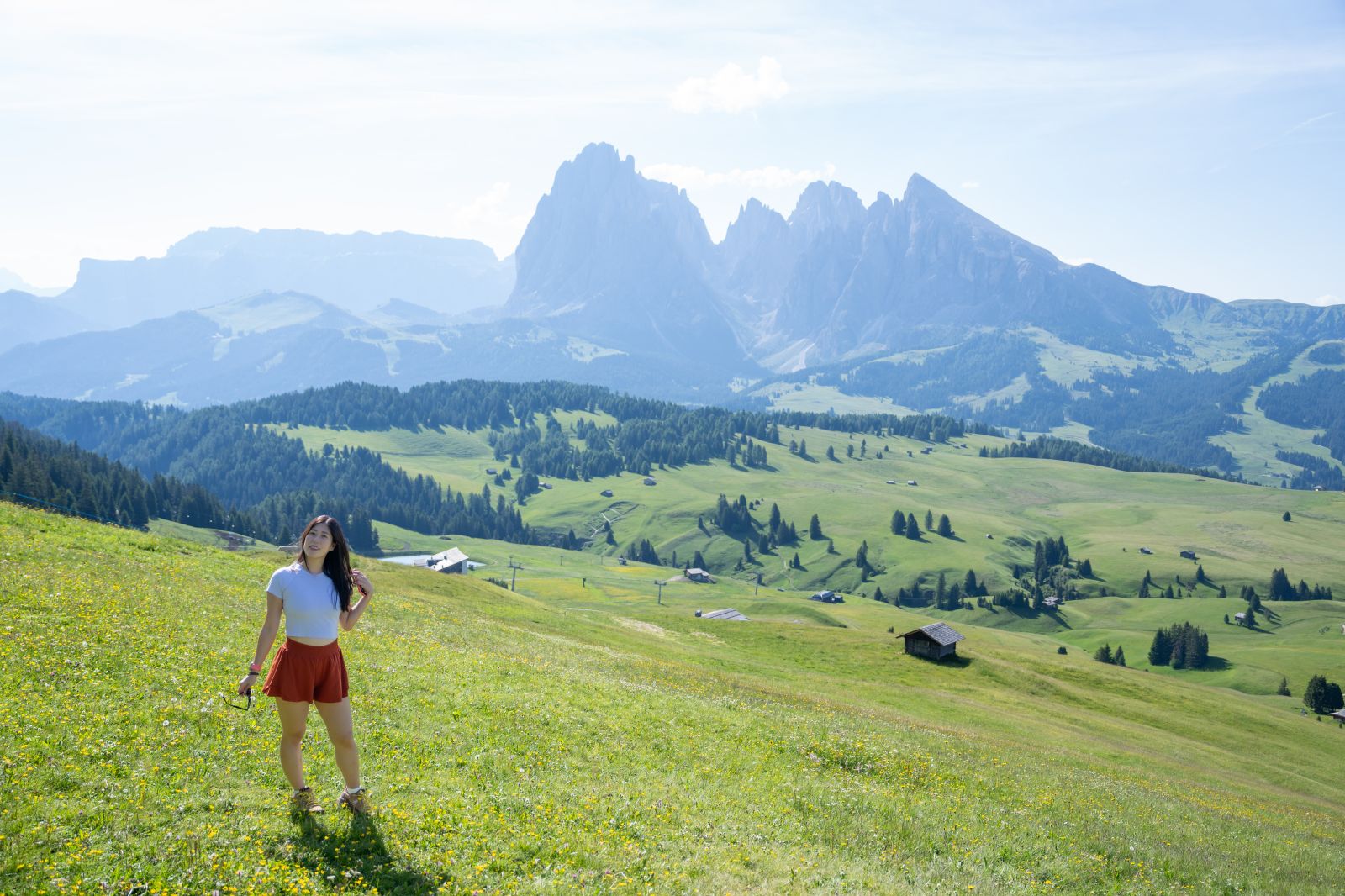The view at the start of the hiking route