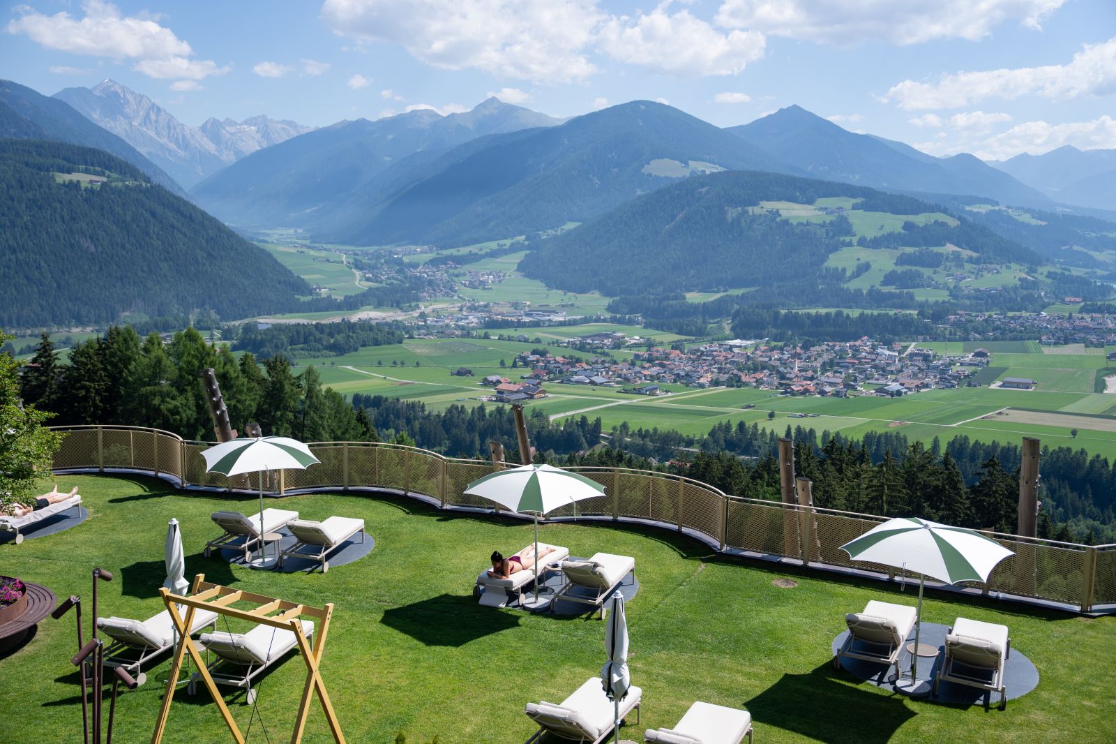 The view from the restaurant