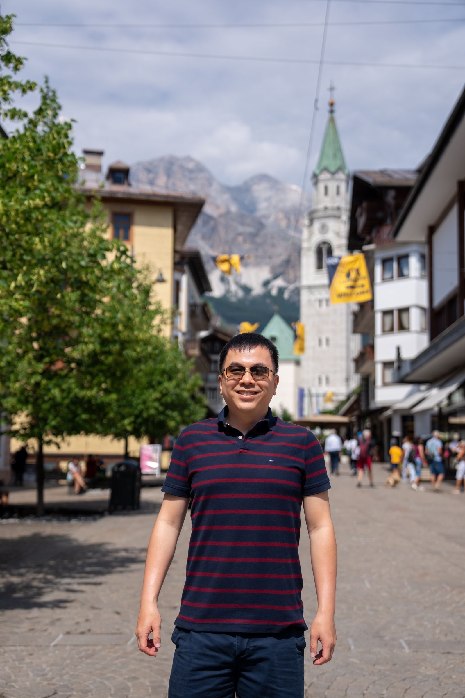 City centre of Cortina d'Ampezzo